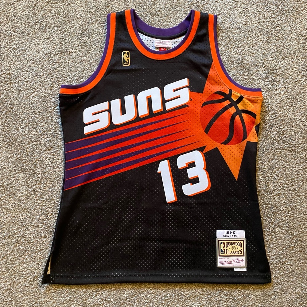 1996-97 Steve Nash Mitchell & Ness Phoenix Suns NBA Jersey Size L